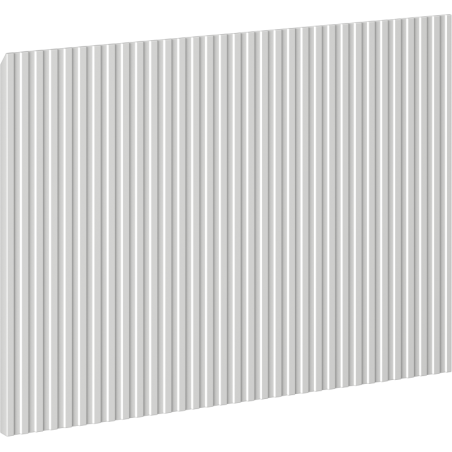 Mexen Rivel panou frontal cu caneluri pentru corpul dulapului de baie 70 x 43,5 cm, gri mat - 91A20-0700-470-1-62