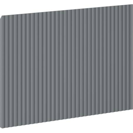 Mexen Rivel față cu caneluri pentru corp dulap baie 50 x 43,5 cm, grafit mat - 91A20-0500-470-1-66