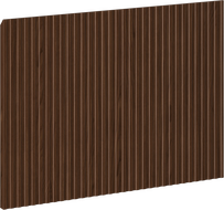 Mexen Rivel front canelat pentru corpul dulapului de baie 45 x 43,5 cm, nuc - 91A20-0450-470-1-86