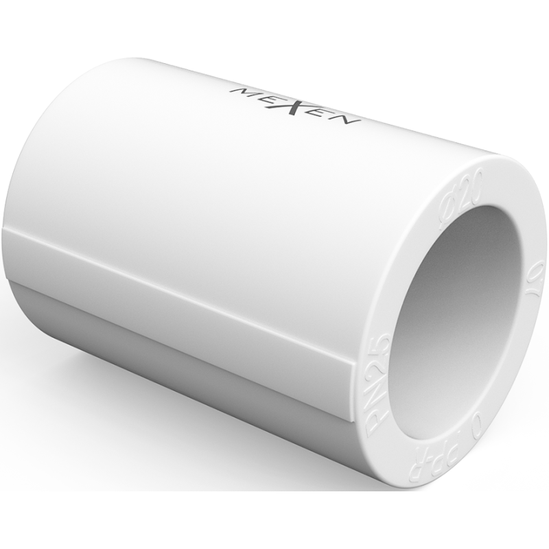 Mexen PPR mufă, cuplaj sudabil pentru țevi PPR 32 x 32, PN25 - W97320-3232-00