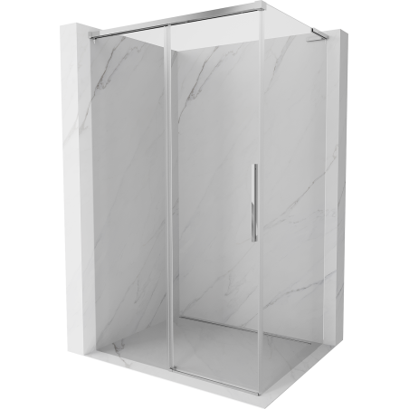 Mexen Rox L cabina de duș glisantă 95 x 75 cm, transparentă, cromată - 8C2L-095-075-01-00