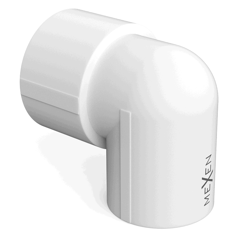 Mexen PPR 90°-os hegesztett szűkítő könyök PPR csövekhez 25 x 20, PN25 - W97325-2520-00