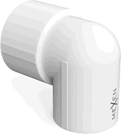 Mexen PPR 90°-os hegesztett szűkítő könyök PPR csövekhez 25 x 20, PN25 - W97325-2520-00