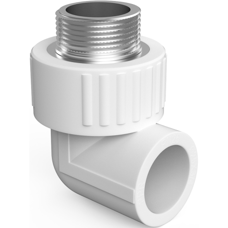 Mexen PPR cot 90° sudat pentru țevi PPR 50 x 6/4 GZ - W97327-5064M-00