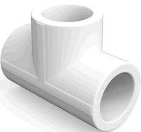 Mexen PPR hegesztett T-idom PPR csövekhez 25 x 25 x 25, PN25 - W97330-252525-00