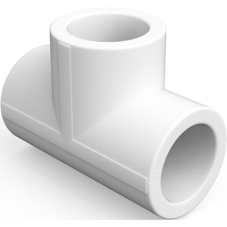 Mexen PPR hegesztett hármas idom PPR csövekhez 50 x 50 x 50, PN25 - W97330-505050-00