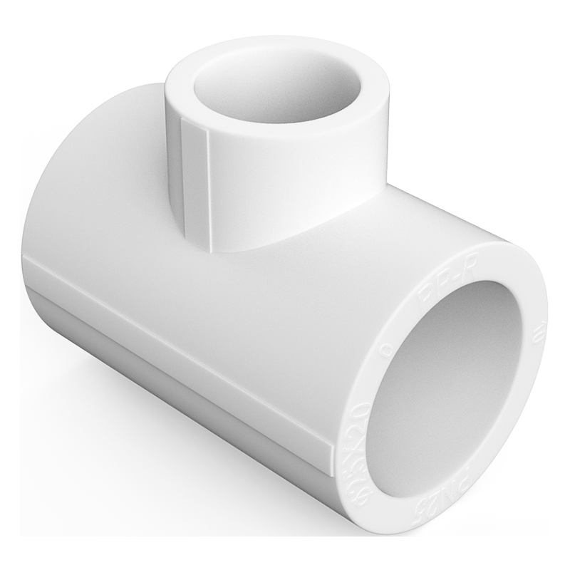 Mexen PPR T cu racord redus sudat pentru țevi PPR 50 x 20 x 50, PN25 - W97331-502050-00