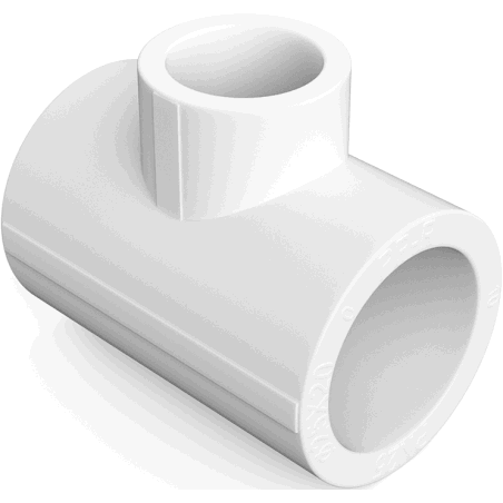 Mexen PPR csökkentő hegeszthető T-idom PPR 63 x 20 x 63, PN25 - W97331-632063-00