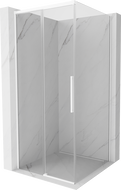 Mexen Rox cabină de duș glisantă 95 x 95 cm, transparent, albă - 8C2-095-095-20-00