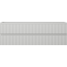 Mexen Rivel dulap baie sub lavoar 140 cm, 2 sertare, canelat, gri mat - 91A20-14047-2-BFF62