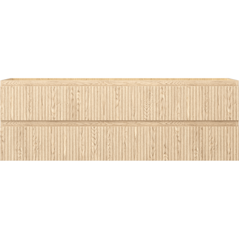 Mexen Rivel dulap baie sub chiuvetă 140 cm, 2 sertare, canelată, stejar - 91A20-14047-2-BFF81