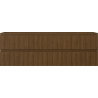 Mexen Rivel dulap baie sub lavoar 140 cm, 2 sertare, riflat, nuc - 91A20-14047-2-BFF86