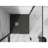 Mexen Stone+ cadă de duș din compozit pătrată 100 x 100 cm, antracit - 44711010