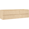 Mexen Rivel dulap baie sub lavoar 160 cm, 2 sertare, canelat, stejar - 91A20-16047-2-BFF81