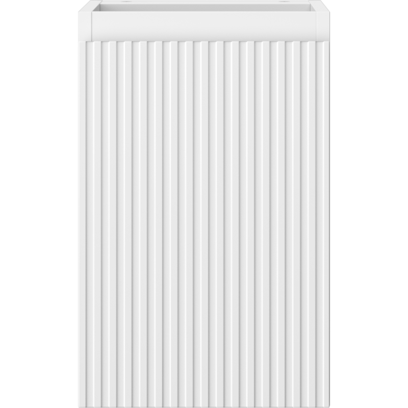 Mexen Rivel dulap baie pentru lavoar 30 cm, 1 ușă, fațetată, alb mat - 91A21-03047-1-BF01