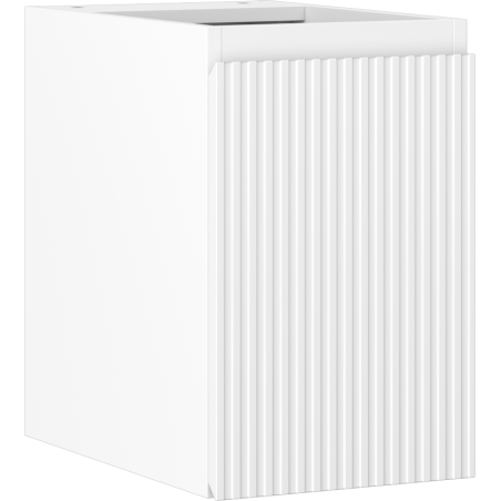 Mexen Rivel dulap baie sub lavoar 30 cm, 1 ușă, striat, alb mat - 91A21-03047-1-BF01