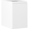 Mexen Rivel dulap baie sub lavoar 30 cm, 1 ușă, striat, alb mat - 91A21-03047-1-BF01