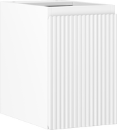 Mexen Rivel dulap baie pentru lavoar 30 cm, 1 ușă, fațetată, alb mat - 91A21-03047-1-BF01