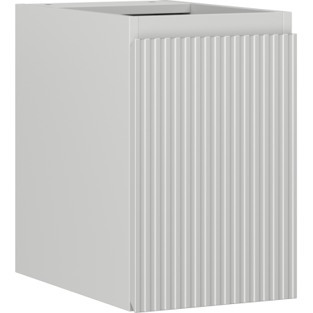 Dulap Mexen Rivel pentru baie sub lavoar de 30 cm, 1 ușă, cu riflaje, gri mat - 91A21-03047-1-BF62