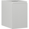 Dulap Mexen Rivel pentru baie sub lavoar de 30 cm, 1 ușă, cu riflaje, gri mat - 91A21-03047-1-BF62