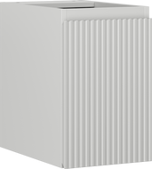 Mexen Rivel dulap de baie sub lavoar 30 cm, 1 ușă, canelat, gri mat - 91A21-03047-1-BF62