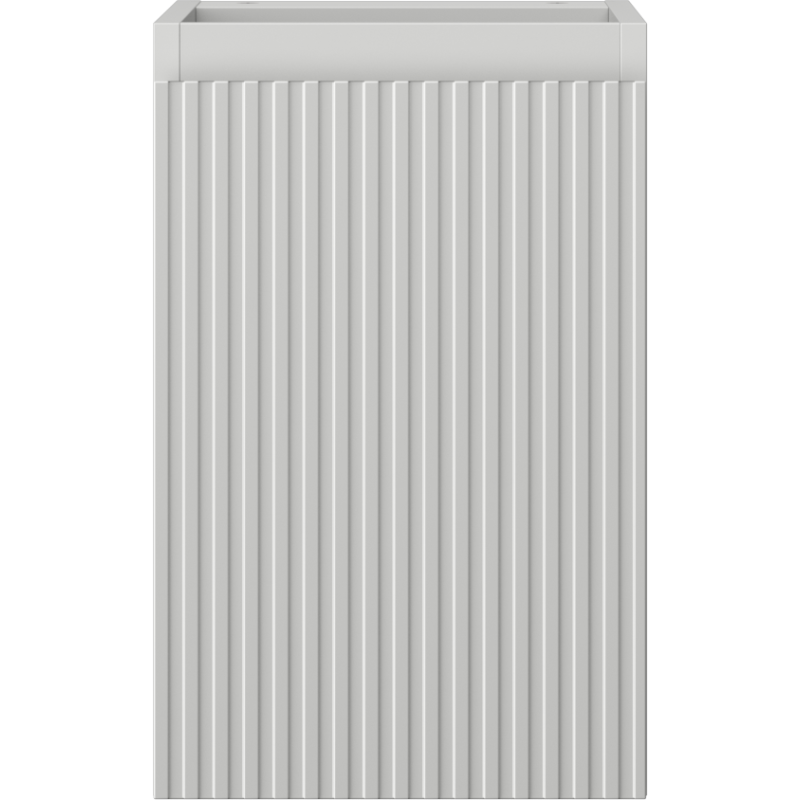 Mexen Rivel dulap de baie sub lavoar 30 cm, 1 ușă, canelat, gri mat - 91A21-03047-1-BF62