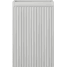 Dulap Mexen Rivel pentru baie sub lavoar de 30 cm, 1 ușă, cu riflaje, gri mat - 91A21-03047-1-BF62