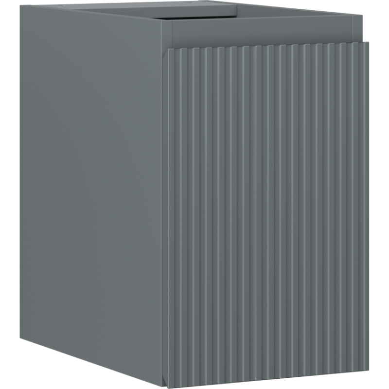 Mexen Rivel dulap baie sub lavoar 30 cm, 1 ușă, striat, grafit mat - 91A21-03047-1-BF66