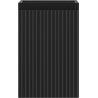 Mexen Rivel dulap baie sub chiuvetă 30 cm, 1 ușă, riflat, negru mat - 91A21-03047-1-BF71