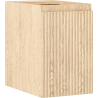 Mexen Rivel dulap de baie sub chiuvetă 30 cm, 1 ușă, canelat, stejar - 91A21-03047-1-BF81