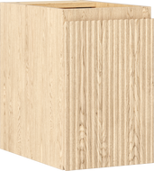 Mexen Rivel dulap de baie sub chiuvetă 30 cm, 1 ușă, canelat, stejar - 91A21-03047-1-BF81