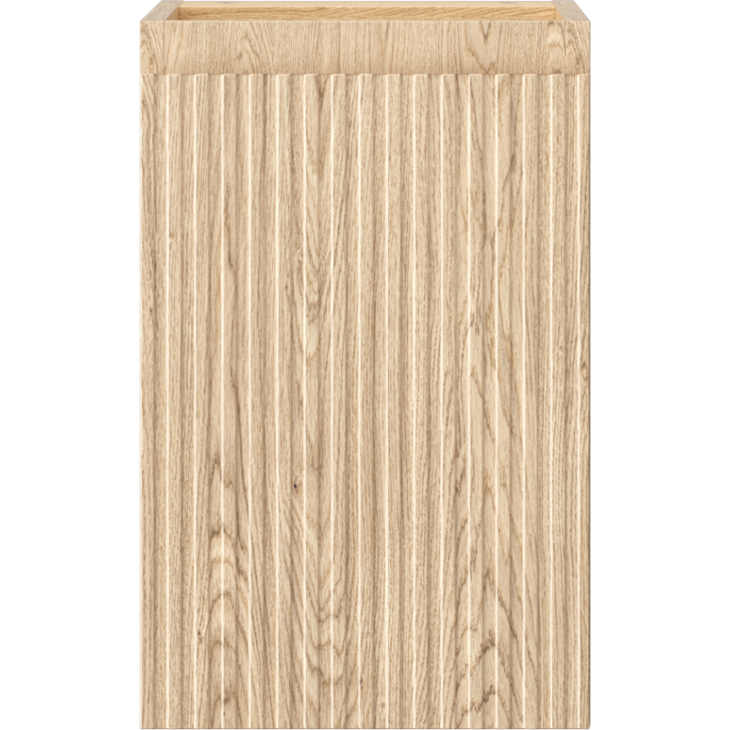 Mexen Rivel dulap de baie sub chiuvetă 30 cm, 1 ușă, canelat, stejar - 91A21-03047-1-BF81