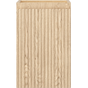 Mexen Rivel dulap de baie pentru lavoar 30 cm, 1 ușă, canelat, stejar - 91A21-03047-1-BF81