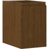 Mexen Rivel dulap baie sub chiuvetă 30 cm, 1 ușă, canelat, nuc - 91A21-03047-1-BF86
