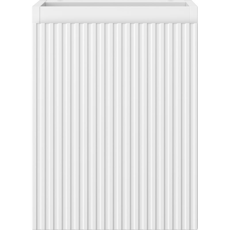 Mexen Rivel dulap baie sub chiuvetă 35 cm, 1 ușă, canelat, alb mat - 91A21-03547-1-BF01