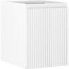 Mexen Rivel dulap baie pentru lavoar 35 cm, 1 ușă, cu rifluri, alb mat - 91A21-03547-1-BF01