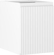 Mexen Rivel dulap baie sub chiuvetă 35 cm, 1 ușă, canelat, alb mat - 91A21-03547-1-BF01