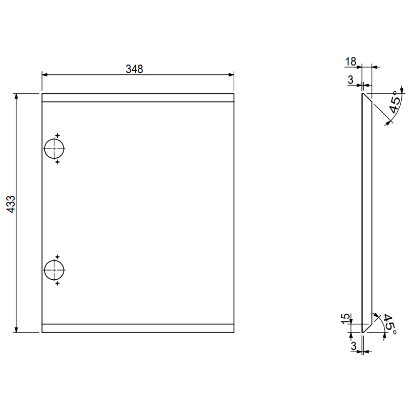 Mexen Rivel dulap baie sub chiuvetă 35 cm, 1 ușă, canelat, gri mat - 91A21-03547-1-BF62