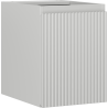 Mexen Rivel dulap baie sub lavoar 35 cm, 1 ușă, canelat, gri mat - 91A21-03547-1-BF62