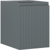 Mexen Rivel dulap baie sub chiuvetă 35 cm, 1 ușă, riflat, grafit mat - 91A21-03547-1-BF66