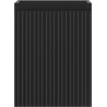Mexen Rivel dulap baie sub lavoar 35 cm, 1 ușă, canelat, negru mat - 91A21-03547-1-BF71