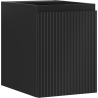 Mexen Rivel dulap baie sub lavoar 35 cm, 1 ușă, canelat, negru mat - 91A21-03547-1-BF71