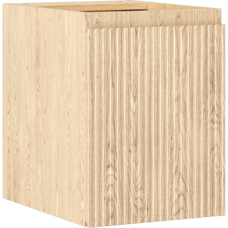 Mexen Rivel dulap baie sub lavoar 35 cm, 1 ușă, canelat, stejar - 91A21-03547-1-BF81