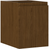 Mexen Rivel dulap de baie sub chiuvetă 35 cm, 1 ușă, canelat, nuc - 91A21-03547-1-BF86