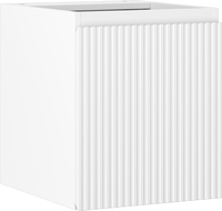 Mexen Rivel dulap baie sub lavoar 40 cm, 1 ușă, canelat, alb mat - 91A21-04047-1-BF01