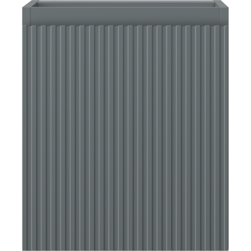 Mexen Rivel dulap lavoar de baie de 40 cm, 1 ușă, canelat, grafit mat - 91A21-04047-1-BF66