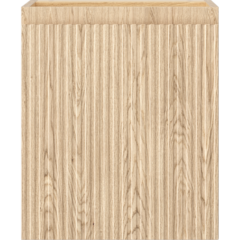 Mexen Rivel fürdőszobai mosdó alatti szekrény, 40 cm, 1 ajtó, rovátkolt, tölgy - 91A21-04047-1-BF81