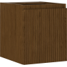 Mexen Rivel dulap baie sub chiuvetă 40 cm, 1 ușă, cu textură canelată, nuc - 91A21-04047-1-BF86