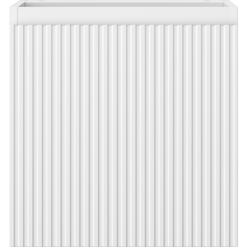 Mexen Rivel fürdőszobai mosdó alatti szekrény 45 cm, 1 ajtó, bordázott, fehér matt - 91A21-04547-1-BF01