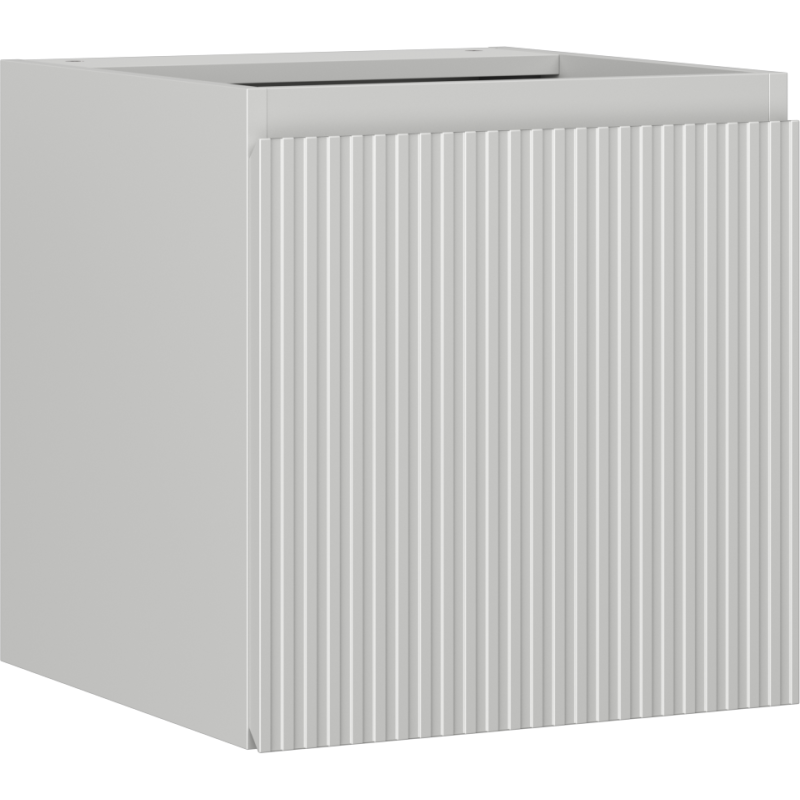 Mexen Rivel dulap baie sub chiuvetă 45 cm, 1 ușă, canelată, gri mat - 91A21-04547-1-BF62